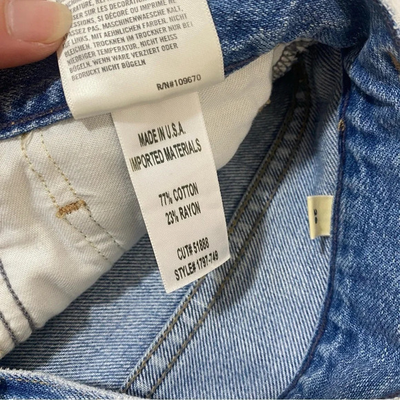 Citizens of Humanity Jeans Emerson 28 Spotlight Distressed Wash Boyfriend Crop - Picture 12 of 14